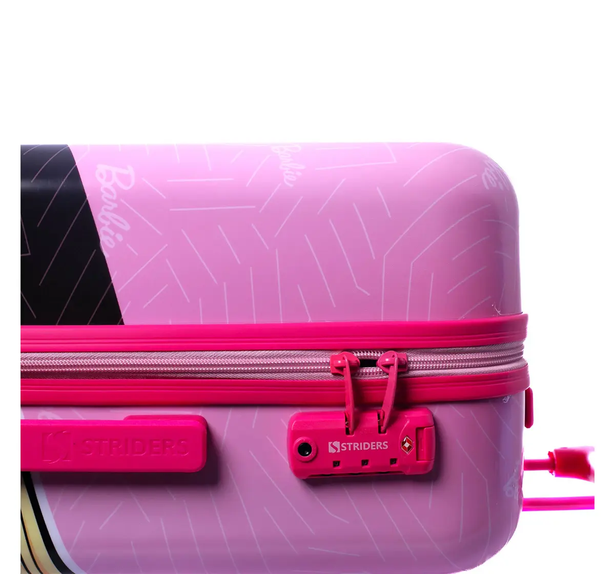Striders Barbie Light Weight Hard Luggage, 22-Inch , 3Y+