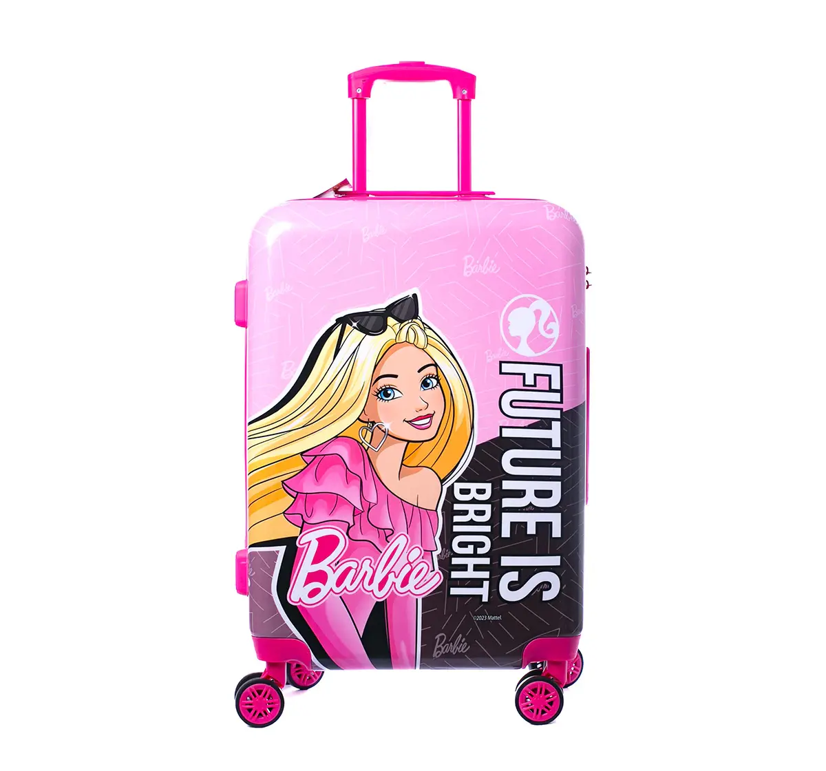 Striders Barbie Light Weight Hard Luggage, 22-Inch , 3Y+