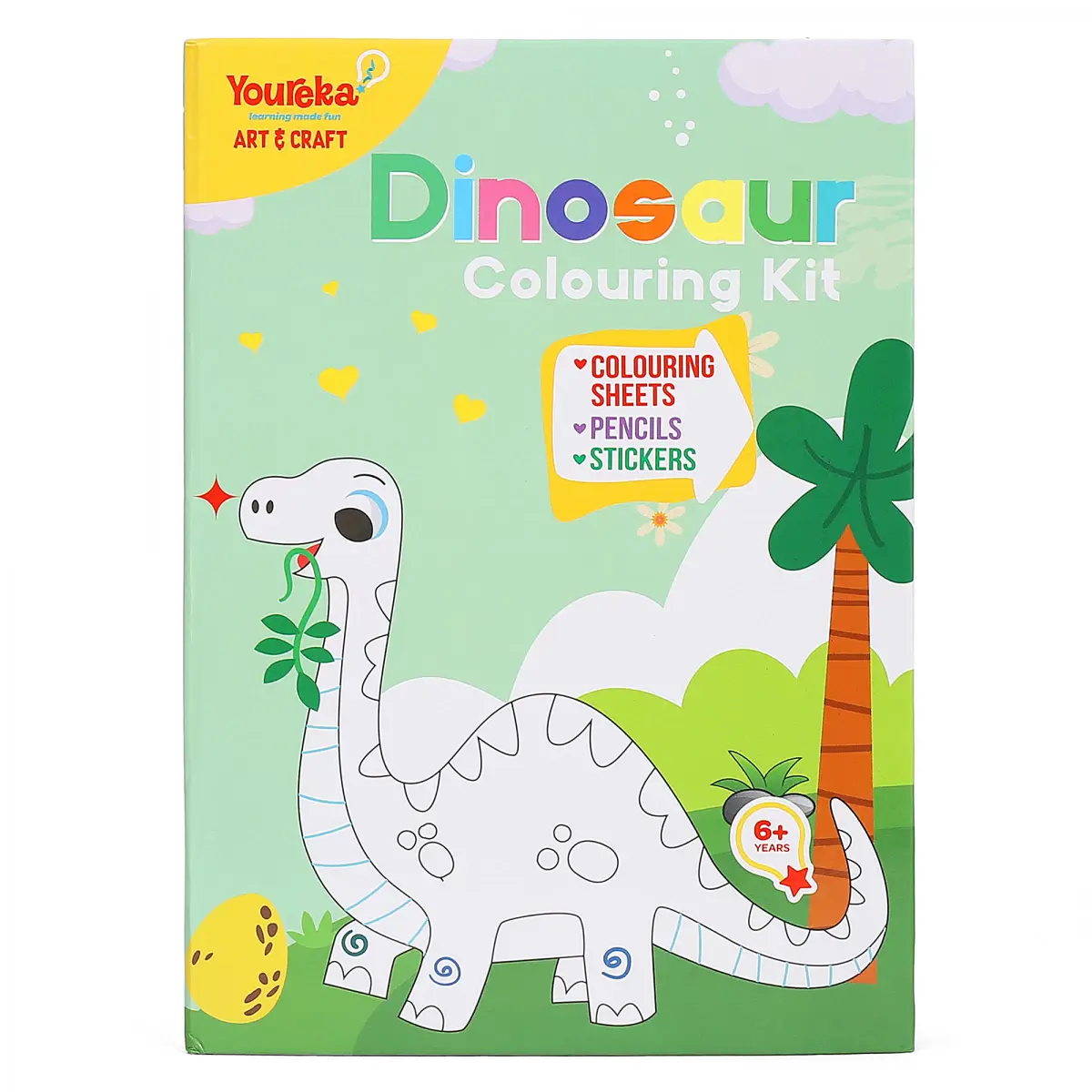 Youreka Art & Craft Dinosaur Magic Colouring Kit, 6Y+, Multicolour