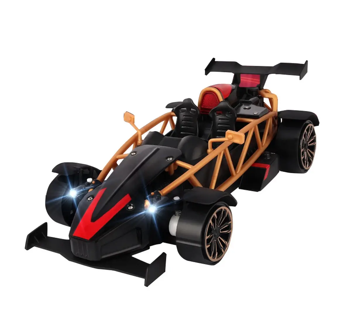 Playzu R/C Car Die-Cast Spray R/C Sports - Bk Black 6 Years+