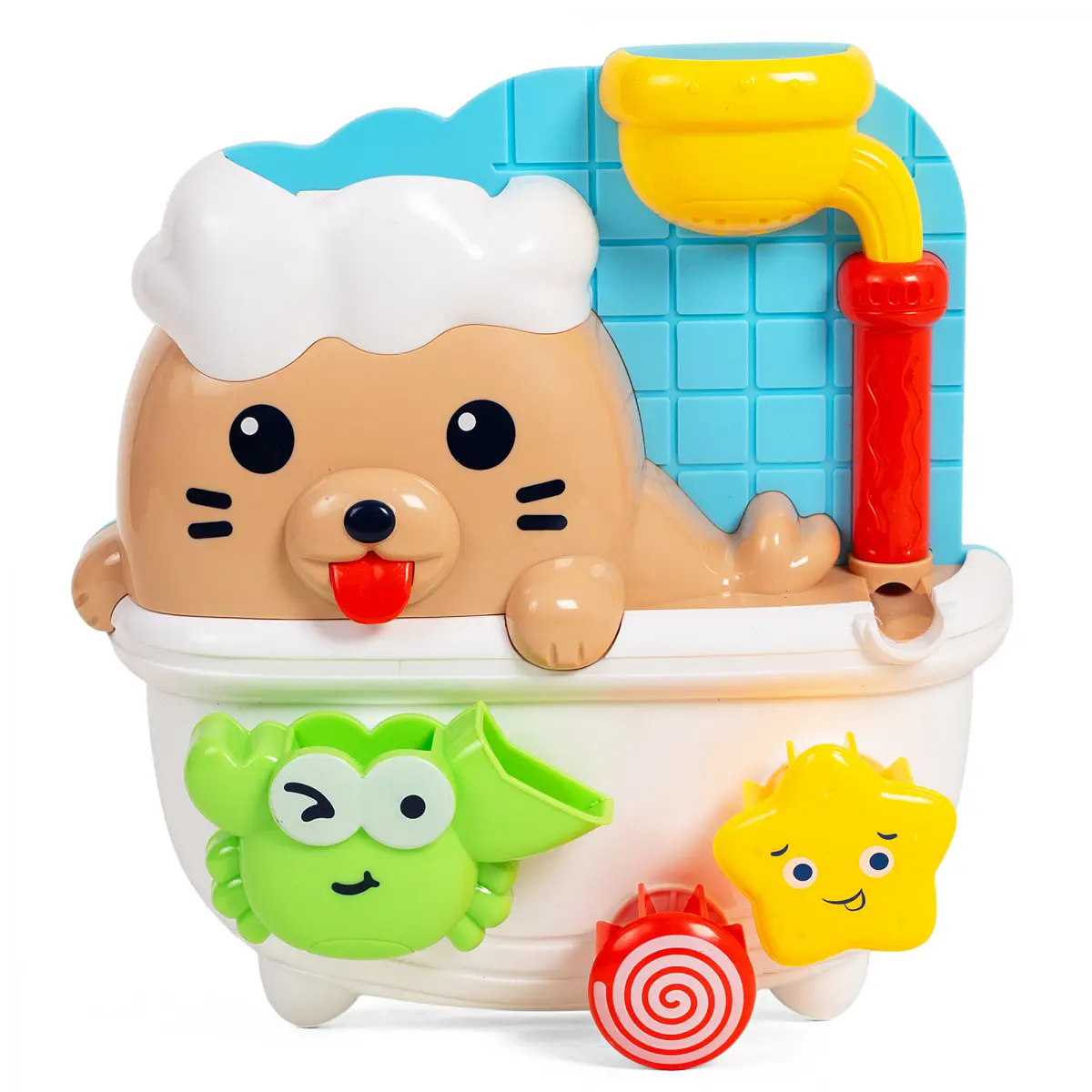 Shooting Star Baby's First Bath Toy with Multiple Activities, 12M+, Multicolour