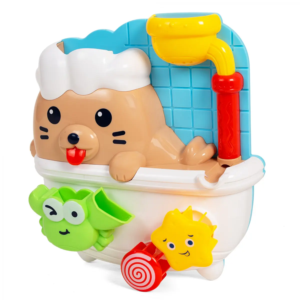 Shooting Star Baby's First Bath Toy with Multiple Activities, 12M+, Multicolour