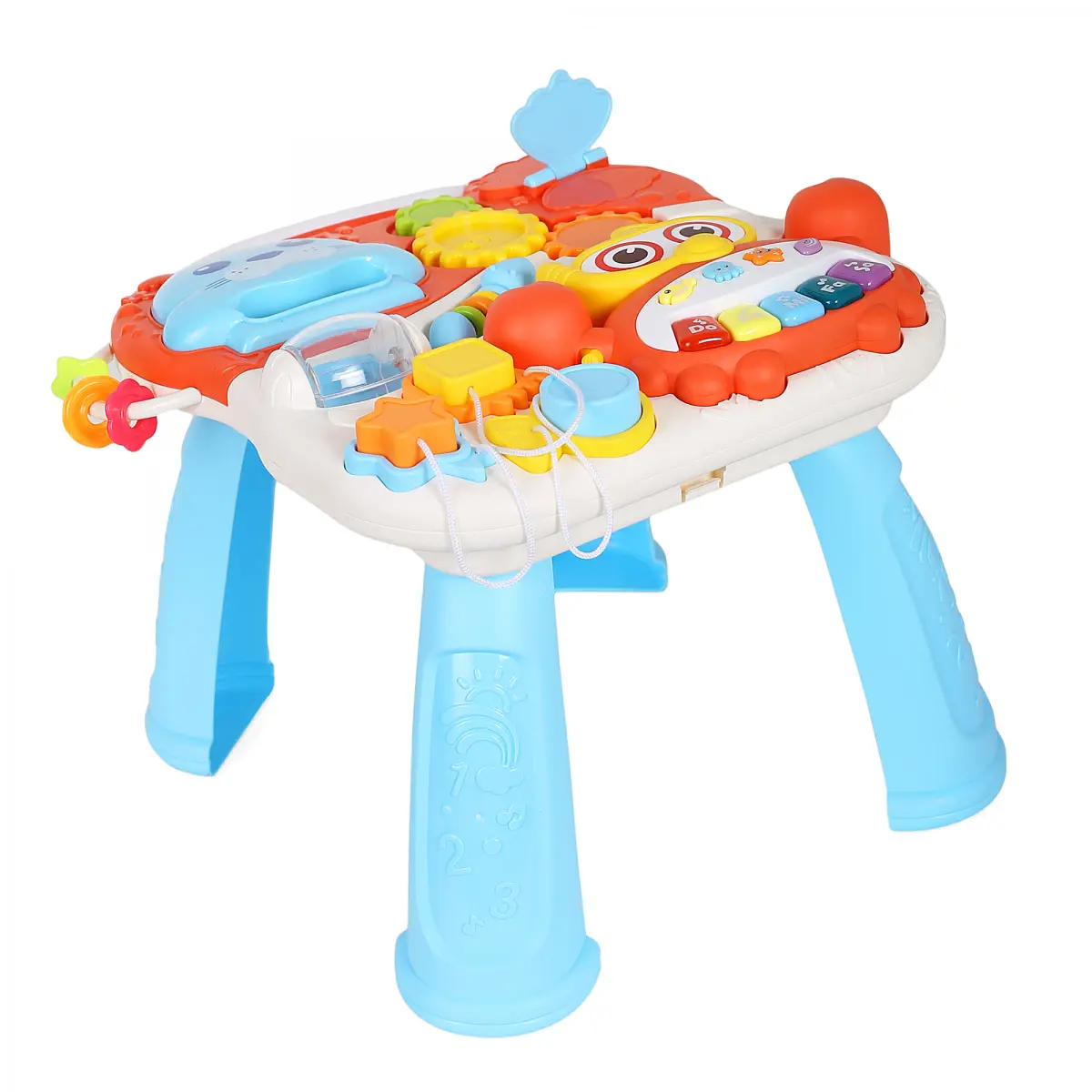 Shooting Star 2in1 Walker & Activity Table, Detachable Toys, 12M+, Multicolour