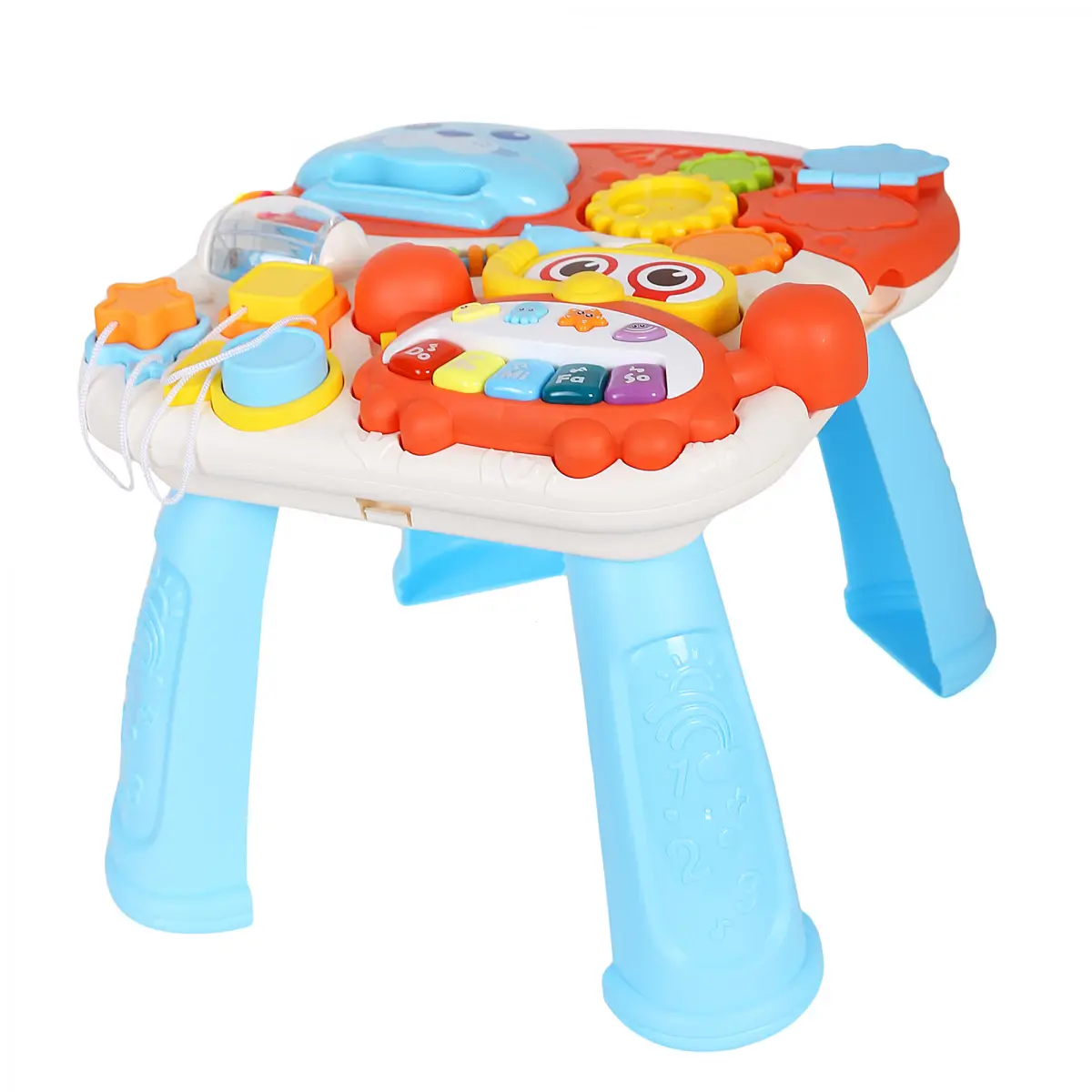 Shooting Star 2in1 Walker & Activity Table, Detachable Toys, 12M+, Multicolour