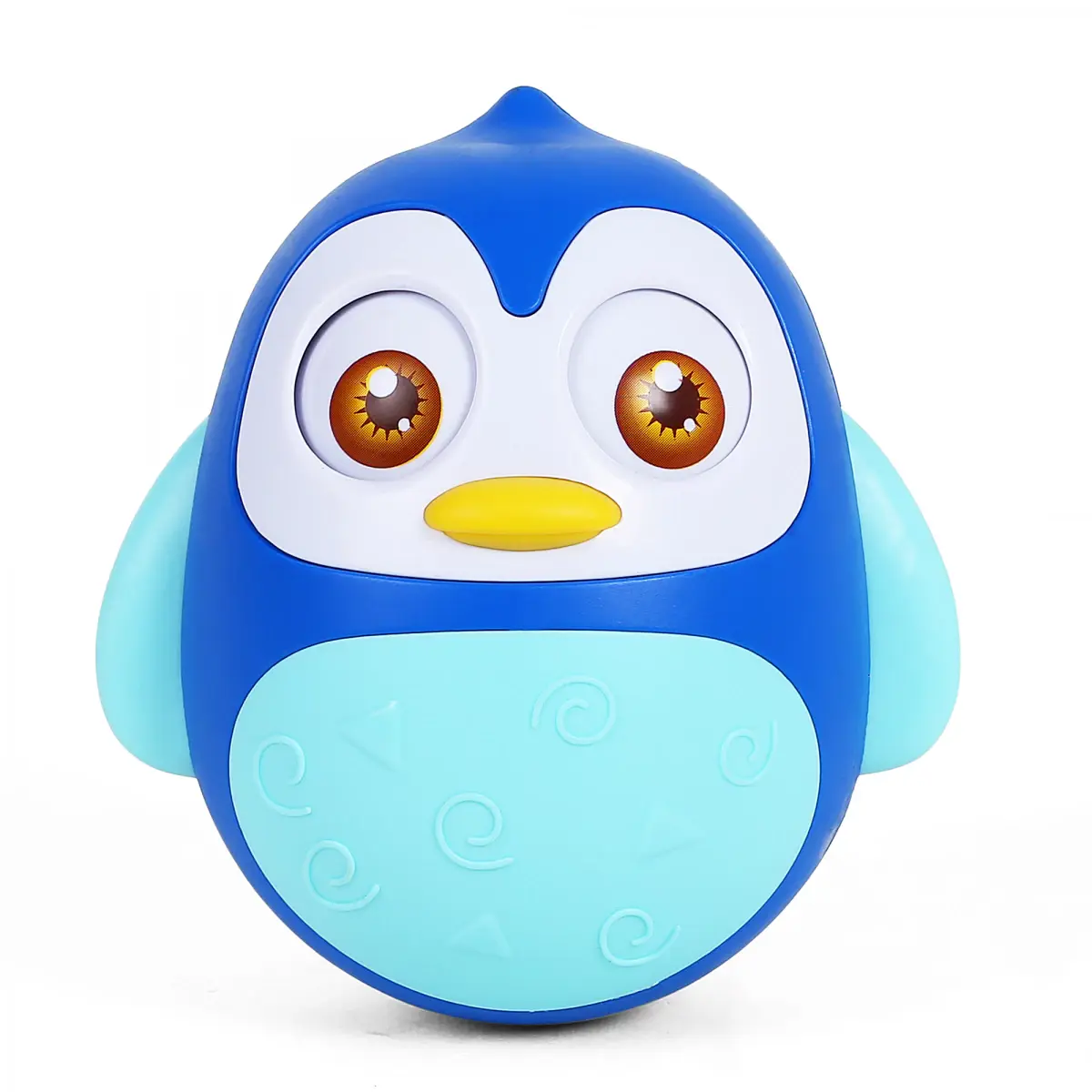 Shooting Star Roly Poly Bird Funny Tumbler, 12M+, Blue