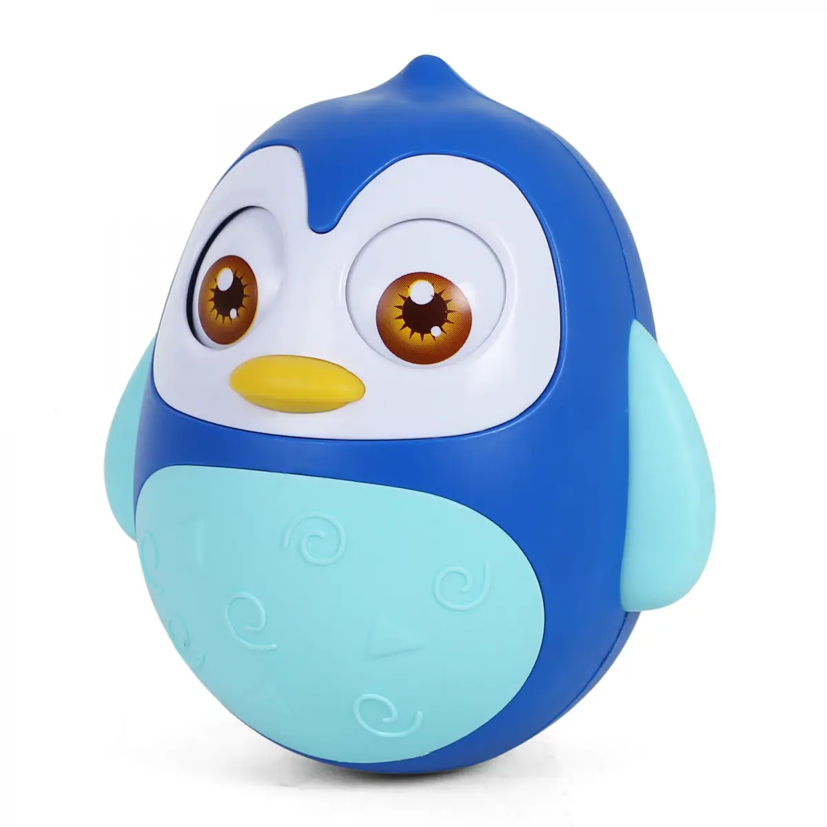 Shooting Star Roly Poly Bird Funny Tumbler, 12M+, Blue