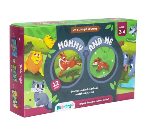 Bloomingo Mommy and Me On A Jungle Journey Puzzle, 2Y+