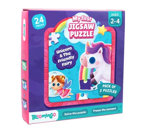 Bloomingo My First Puzzle Unicorn And Fairy, 2Y+