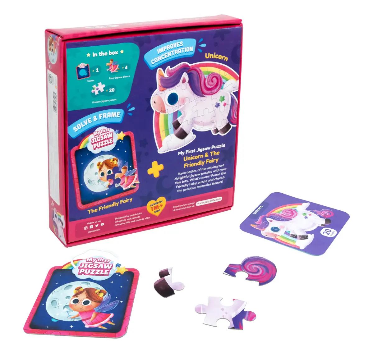 Bloomingo My First Puzzle Unicorn And Fairy, 2Y+