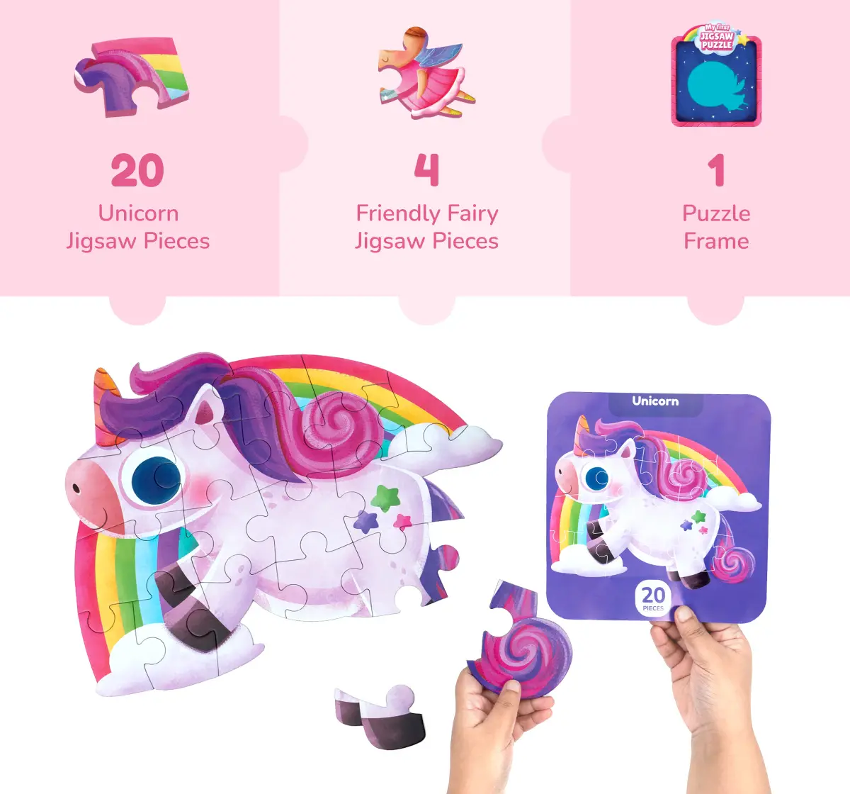 Bloomingo My First Puzzle Unicorn And Fairy, 2Y+