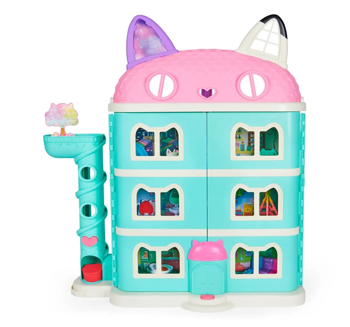 Gabby's Dollhouse, Purrfect Dollhouse with 15 Pieces including Toy Figures,  Furniture, Accessories and Sounds, Kids Toys for Ages 3 and up