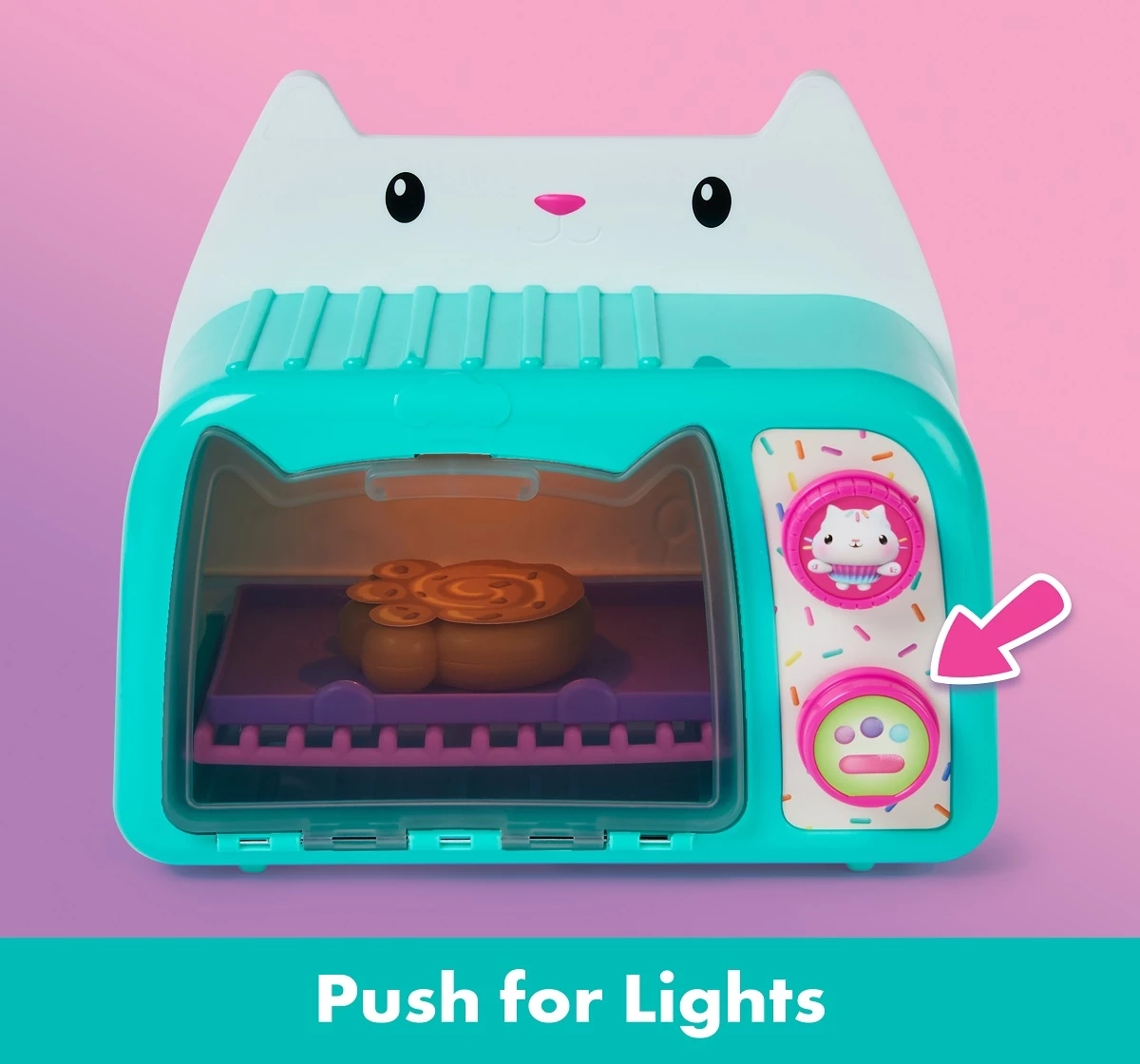 Gabby’S Dollhouse, Bakey With Cakey Oven, Kitchen Toy With Lights And Sounds, Toy Kitchen Accessories And Play Food, Kids Toys For Ages 3 And Up