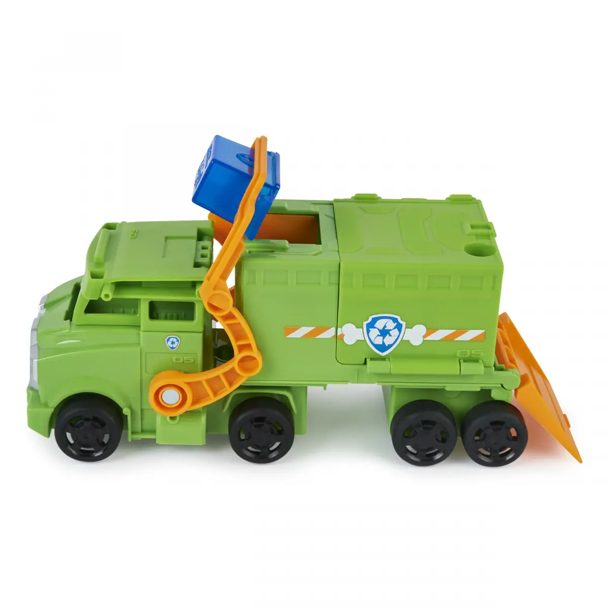 Paw Patrol, Big Truck Pup’S Rocky Transforming Toy Trucks With Collectible Action Figure, Kids Toys For Ages 3 And Up
