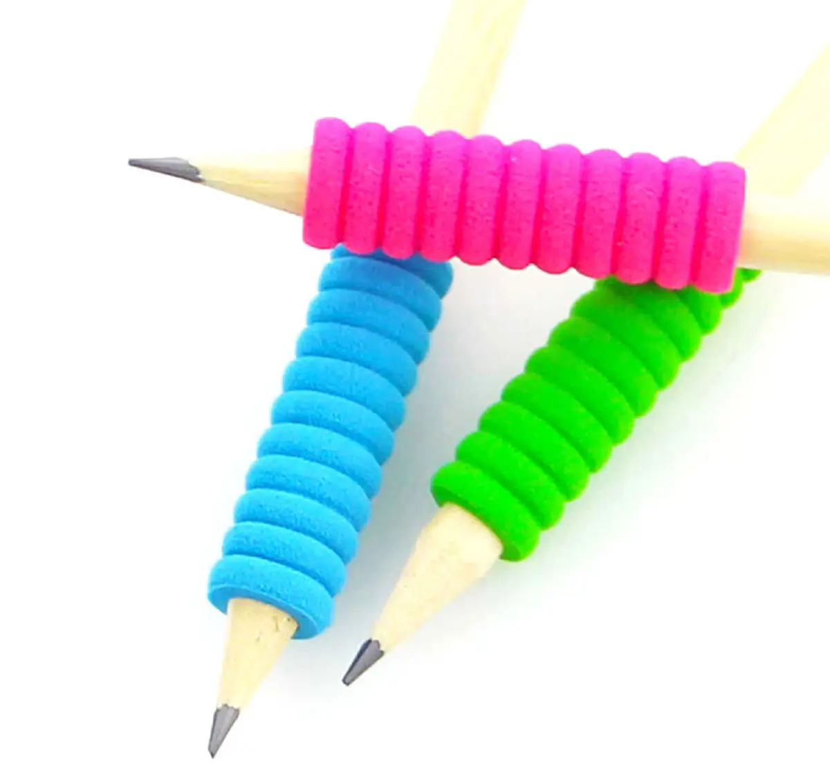 Scoobies Neon Soft Grip Pencils Multicolour, 3Y+