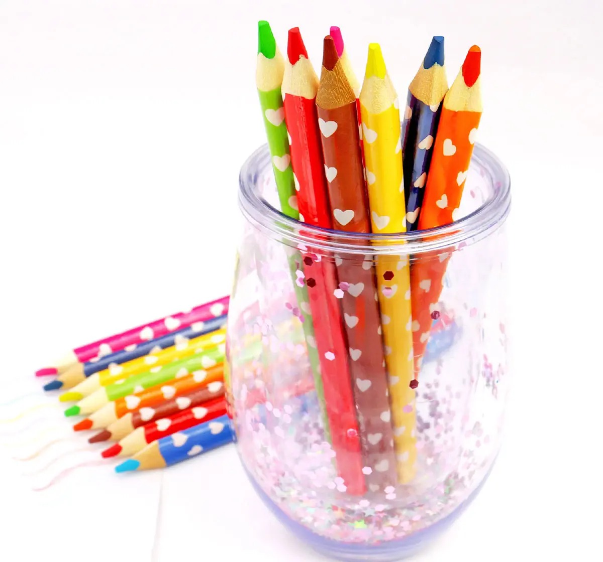 Scoobies Little Fingers Chunky Coloured Pencils Set of 8 Multicolour, 3Y+