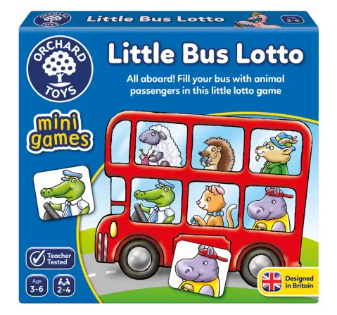 Orchard Toys Little Bus Lotto, Game, 3Y+