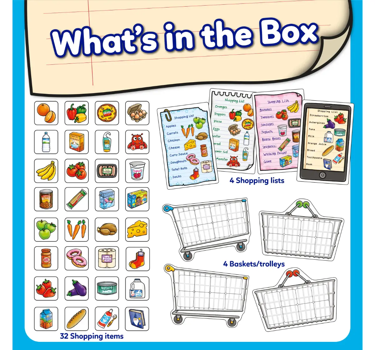 Orchard Toys Shopping List, Memory Game, 3Y+