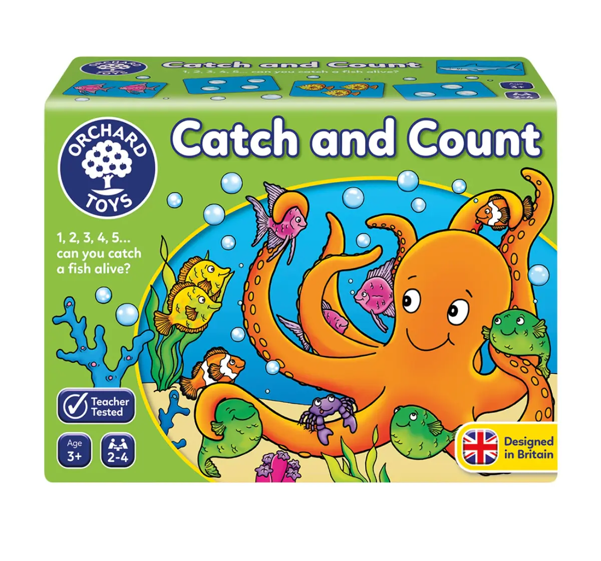 Orchard Toys Catch & Count, Numbers And Counting Game, 3Y+