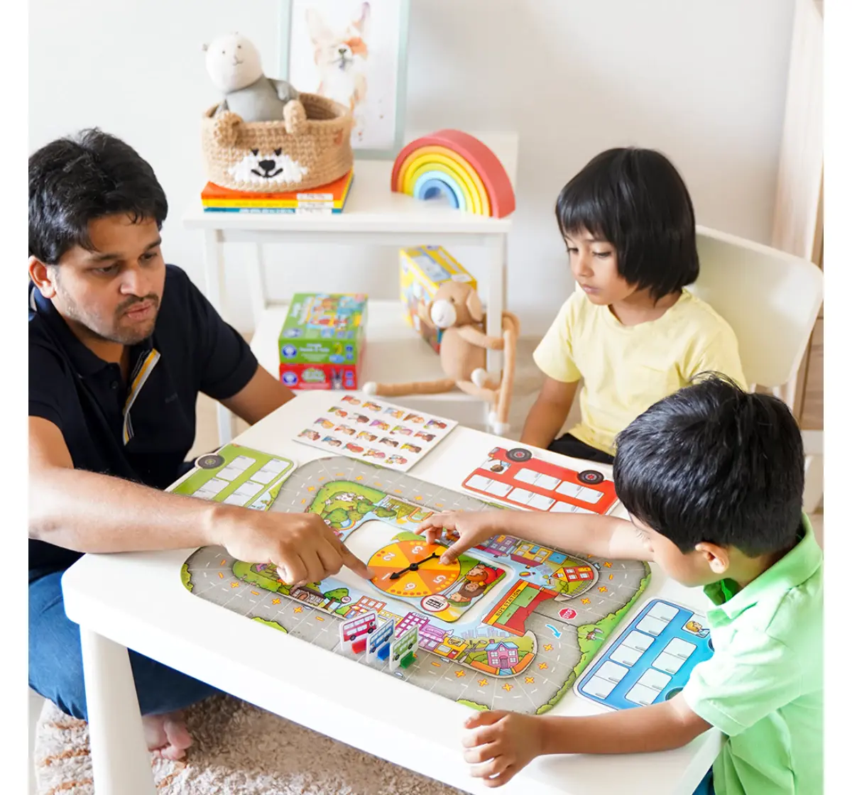 Orchard Toys Bus Stop, Addition And Subtraction Maths Board Game, 4Y+