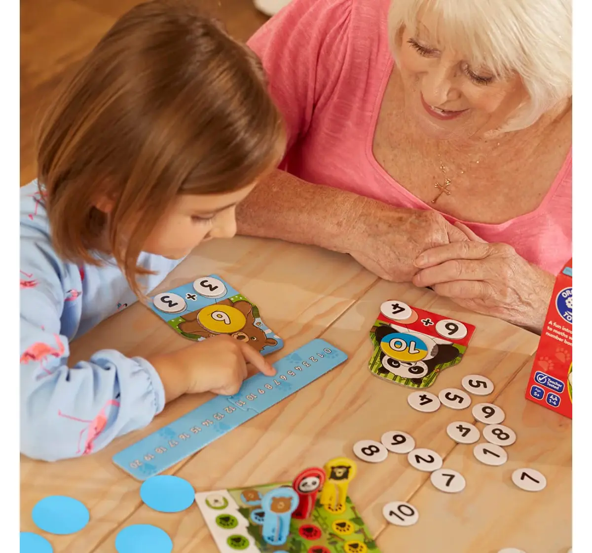 Orchard Toys Number Bears, Addition And Subtraction Maths Game, 5Y+