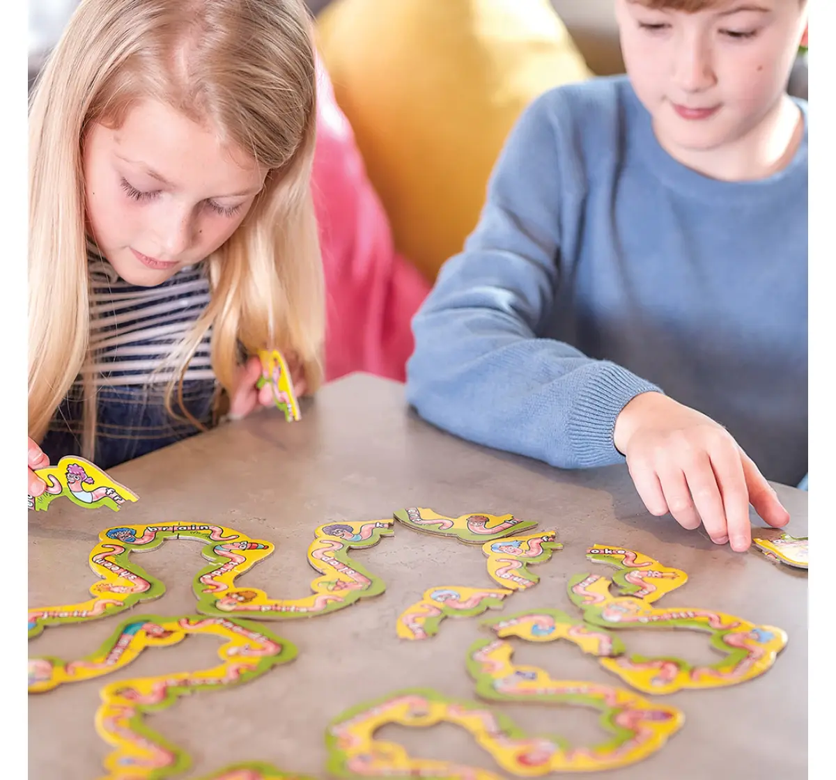 Orchard Toys Wiggly Words, Spelling And Word Building Board Game, 6Y+