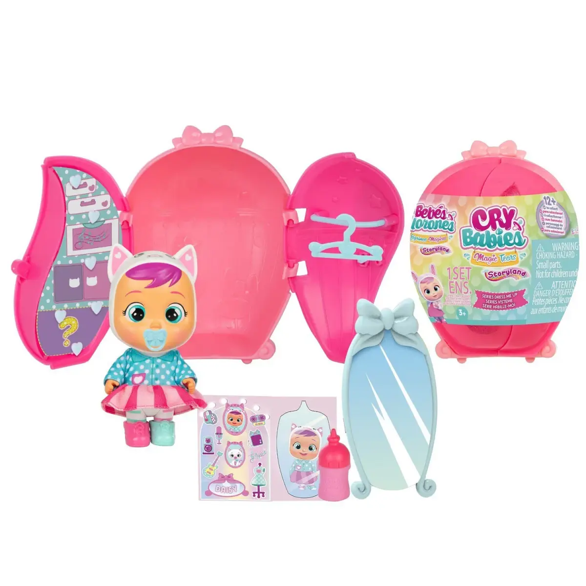 Cry Babies Magic Tears, Comes with 8 Accessories, Multicolour, 3Y+