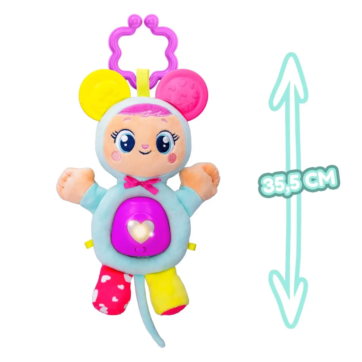 My Little Cry Babies Pink Lala Baby Hugs, 3M+, Multicolour