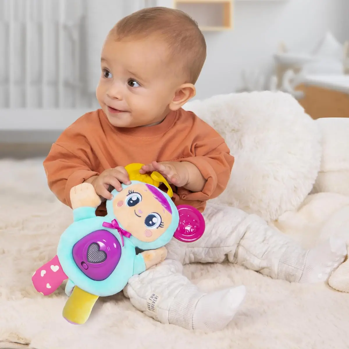 My Little Cry Babies Pink Lala Baby Hugs, 3M+, Multicolour