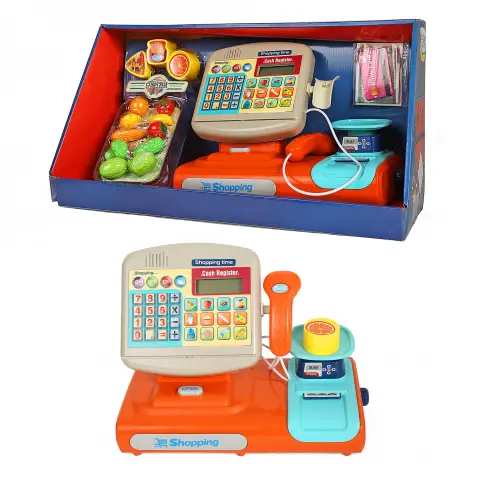Kingdom Of Play Cash Registery with Accessories, 3Y+, Multicolour