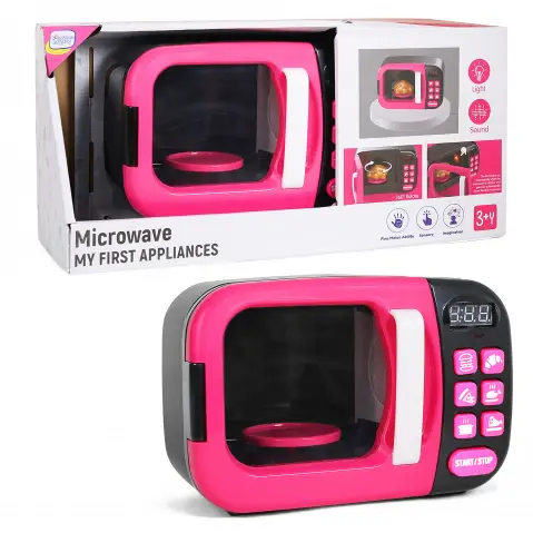 Kingdom Of Play Microwave, My First Appliances with Light & Sound, 3Y+, Multicolour