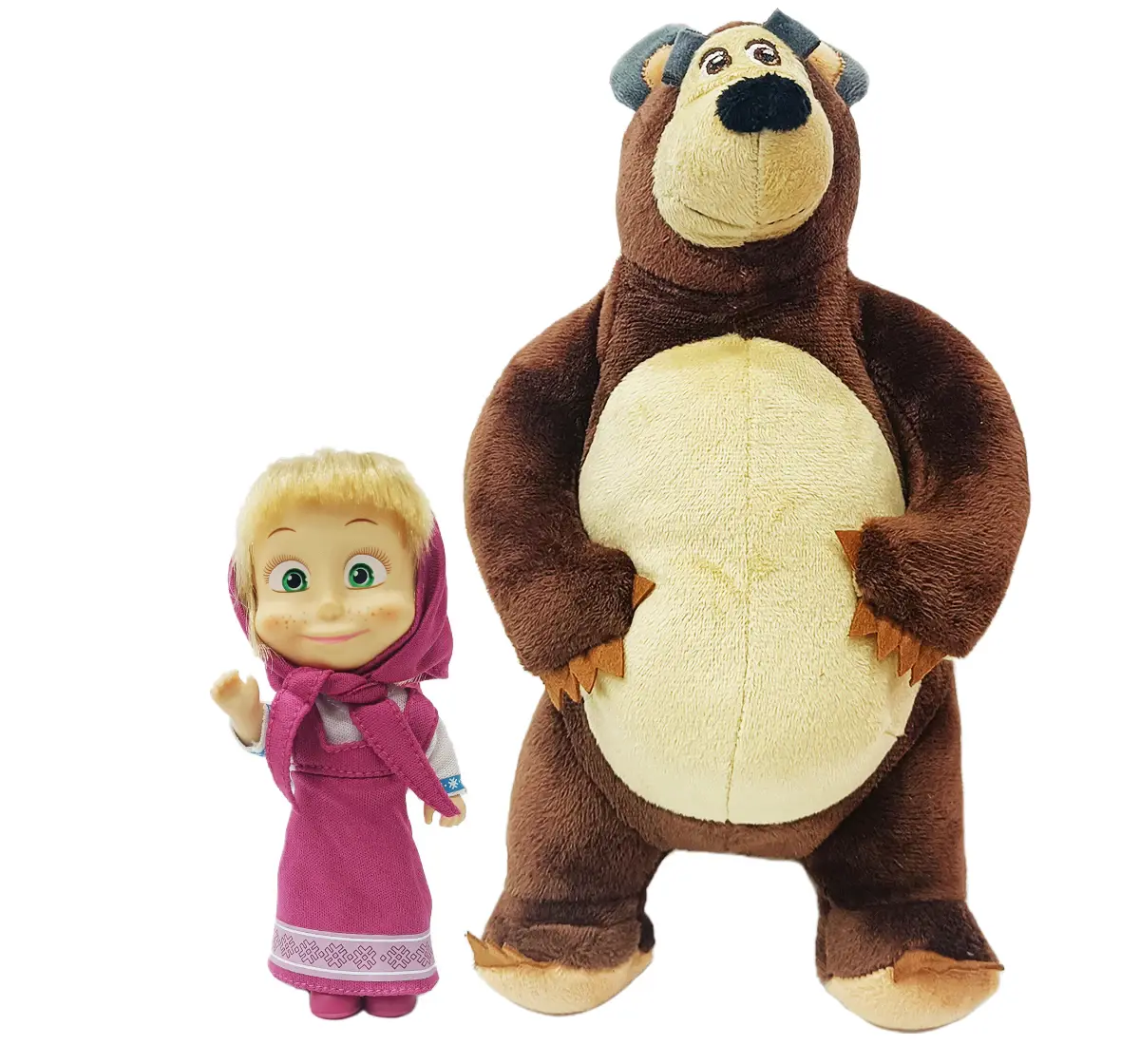 Masha And The Bear Simba Set Plush Bear, Doll, Small Multicolour, 3Y+