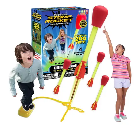 Stomp Rocket Original Ultra Car Launcher For Kids of Age 5Y+, Multicolour