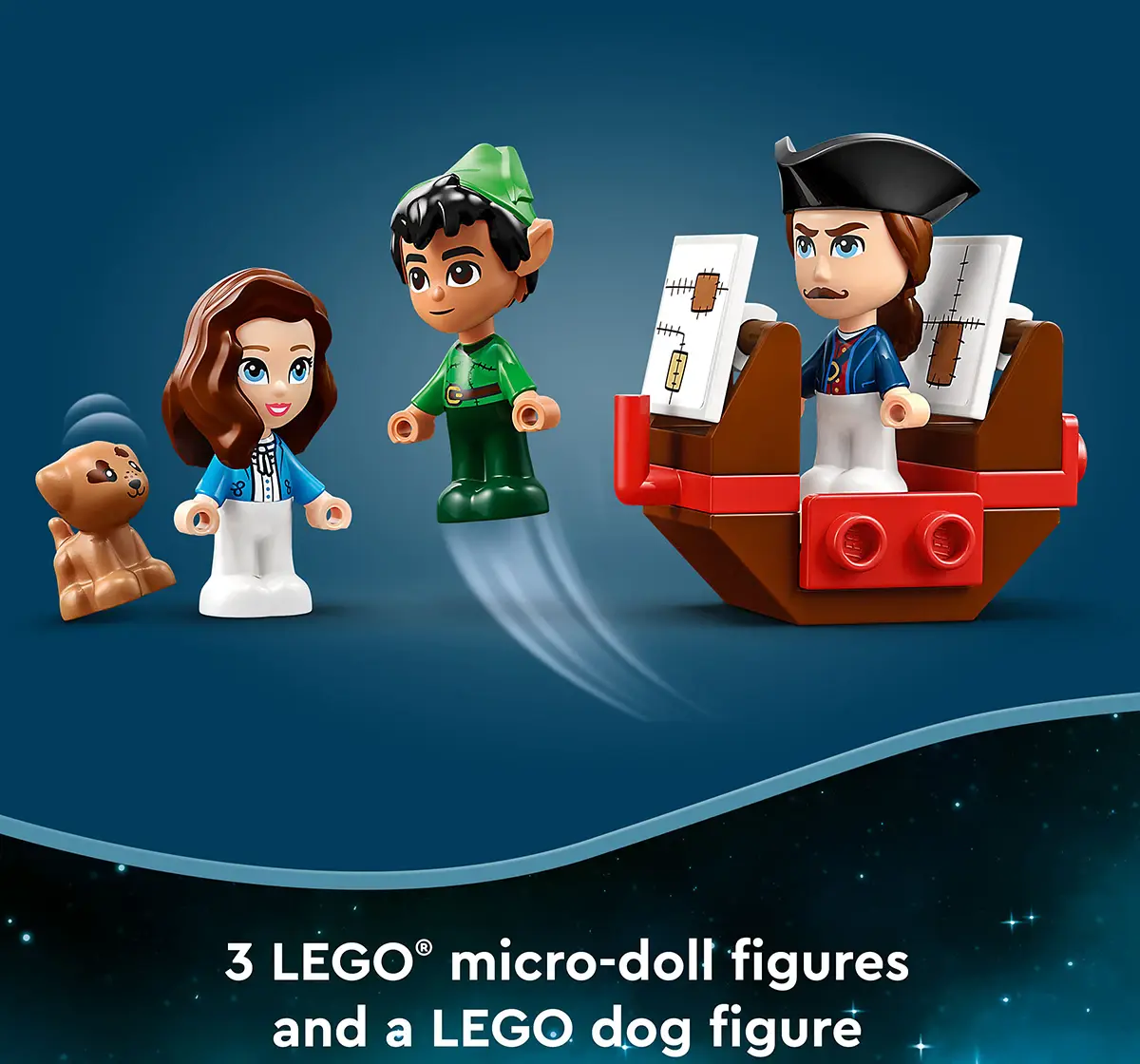 Lego Disney Peter Pan & WendyS Storybook Adventure 43220 (111 Pieces), 5Y+