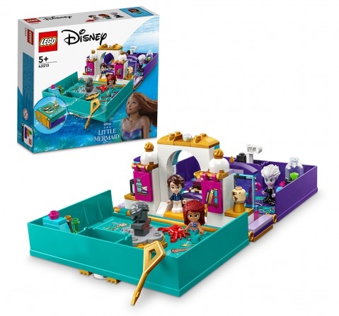 Lego Disney The Little Mermaid Story Book 43213 Building Toy Set (134 Pieces), 5Y+