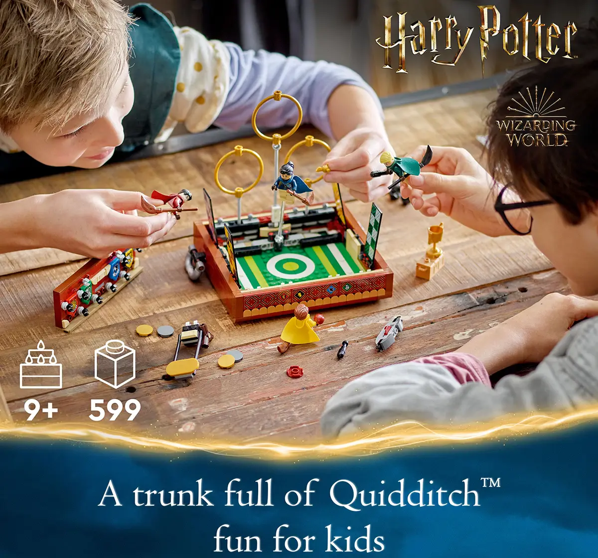 Lego Harry Potter Quidditch Trunk 76416 Building Toy Set (599 Pieces), 9Y+