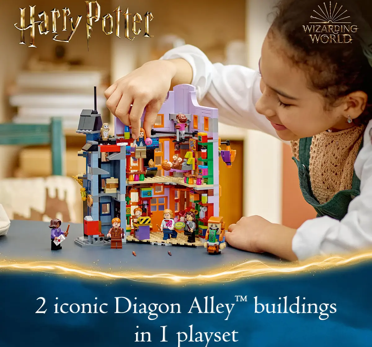 Lego Harry Potter Diagon Alley: Weasleys Wizard Wheezes 76422 (834 Pieces), 8Y+