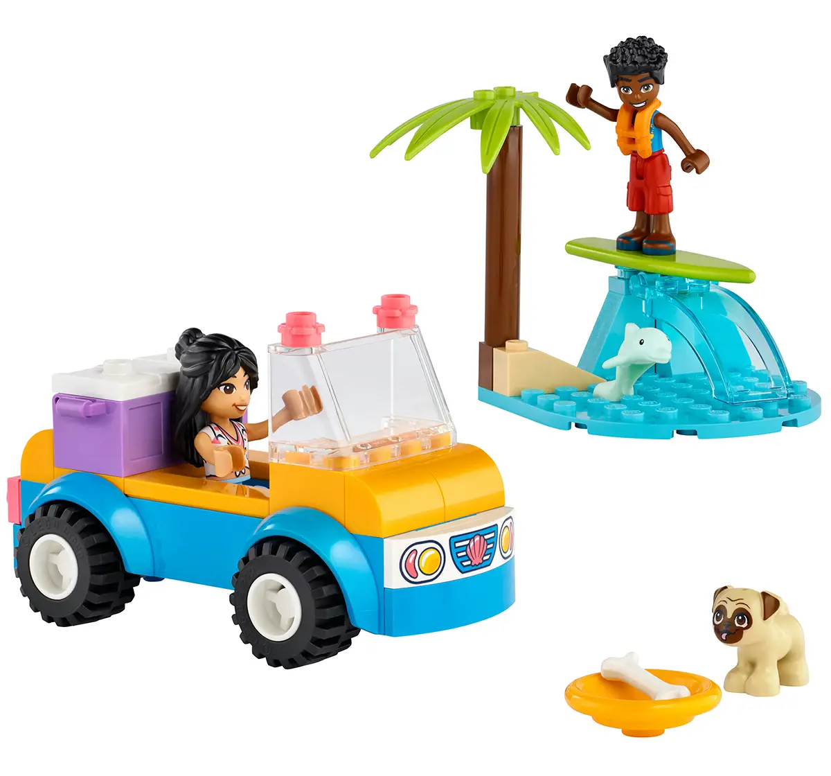 Lego Friends Beach Buggy Fun 41725 Building Toy Set (61 Pieces), 4Y+