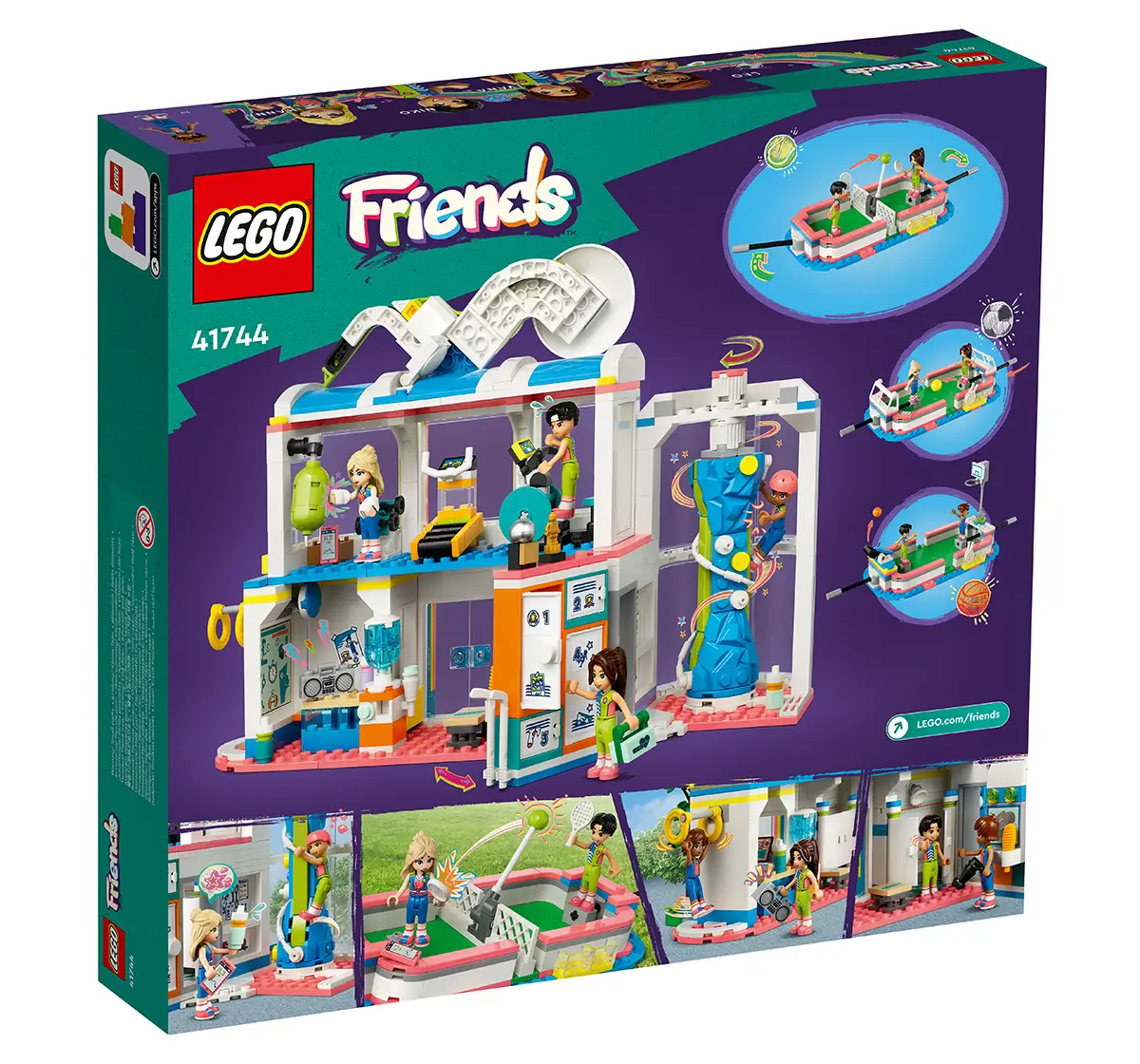 Lego Friends Sports Center 41744 Building Toy Set (832 Pieces), 8Y+