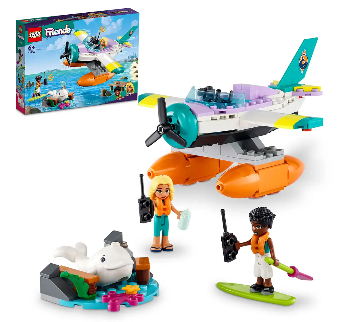 Lego Friends Sea Rescue Plane 41752 Building Toy Set (203 Pieces), 6Y+