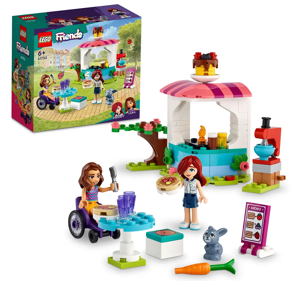 Lego Friends Pancake Shop 41753 Building Toy Set (157 Pieces), 6Y+