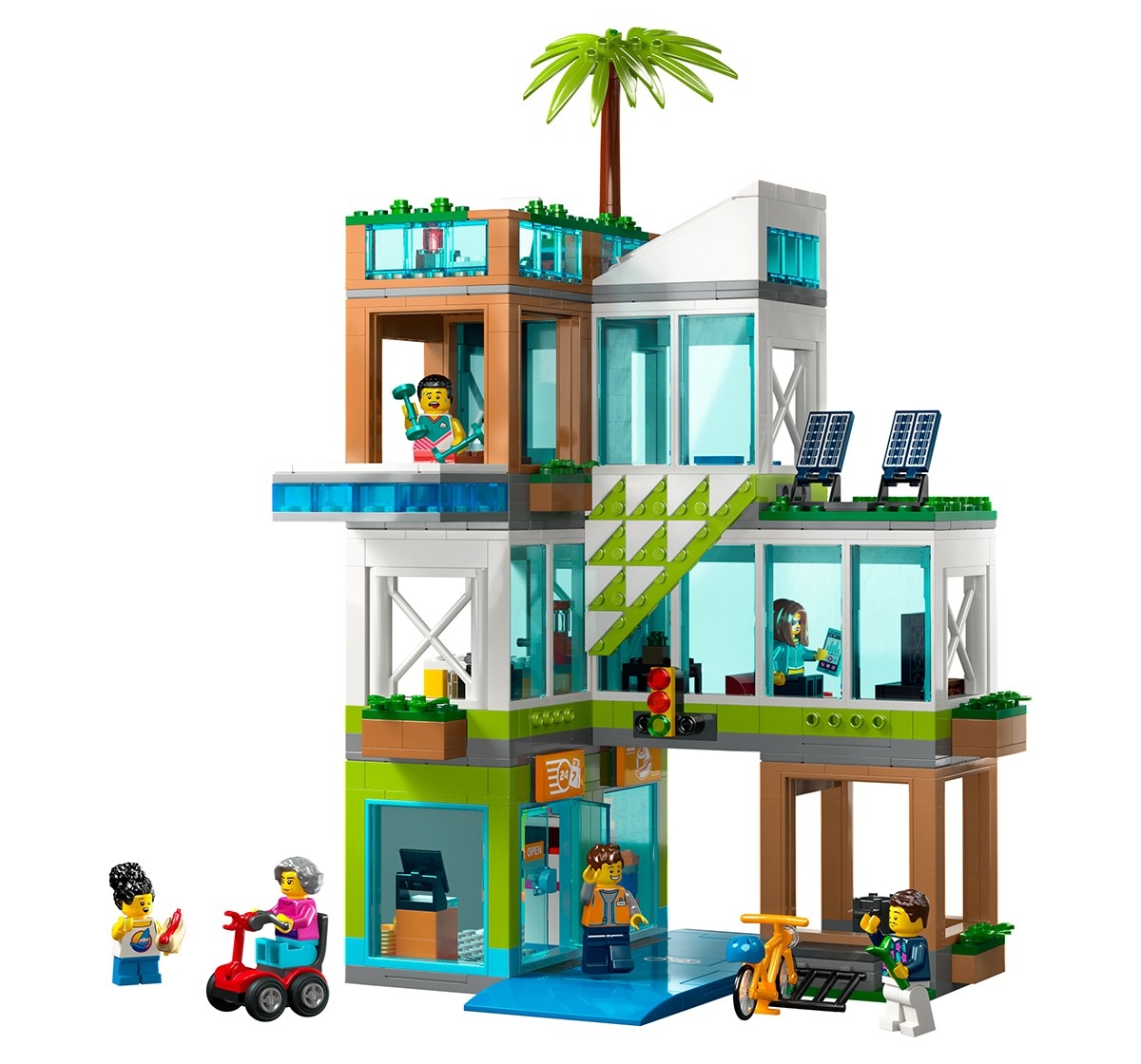 Lego City Apartment Building 60365 Building Toy Set (688 Pieces), 6Y+