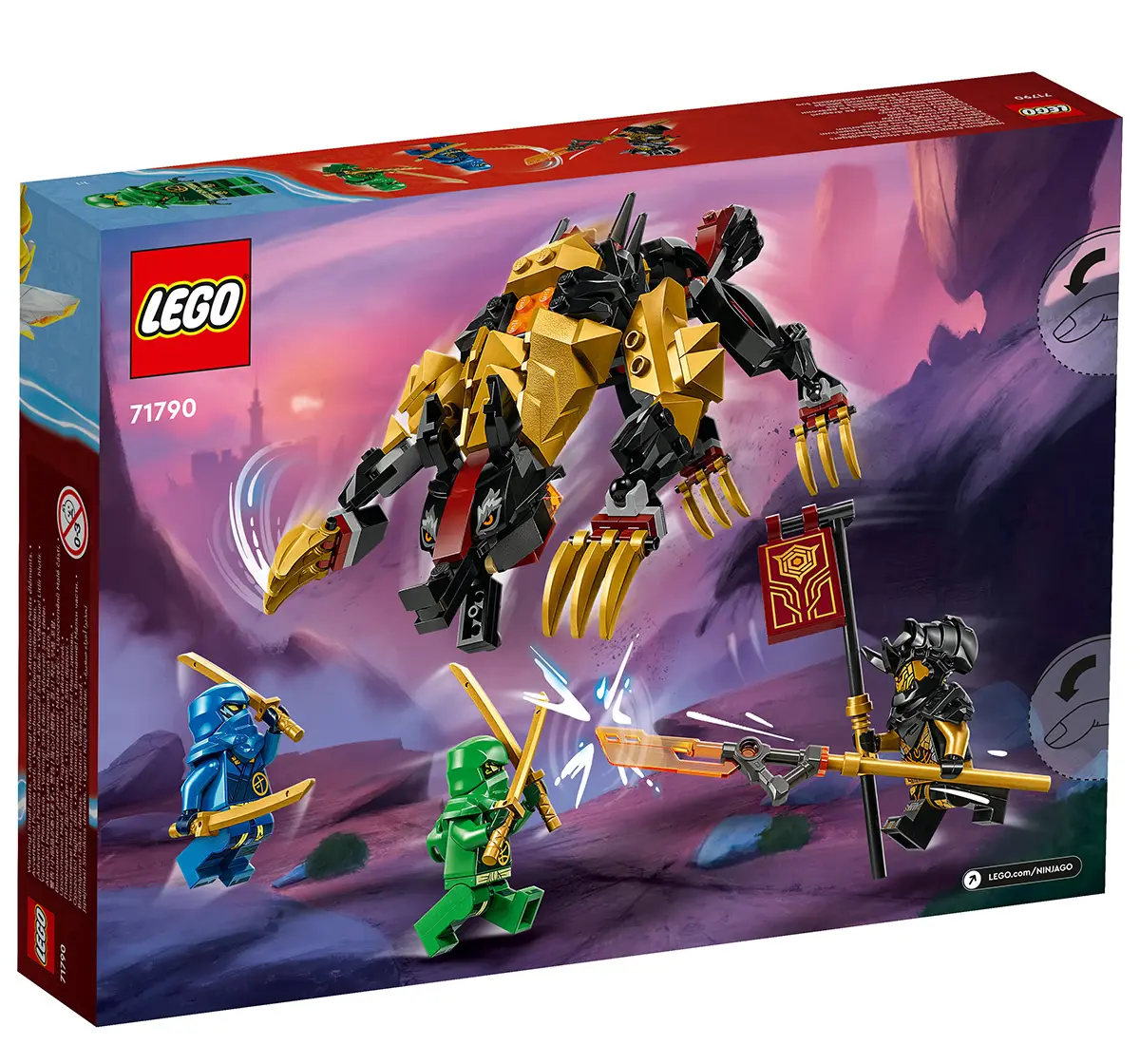 Lego Ninjago Imperium Dragon Hunter Hound 71790 Building Toy Set 