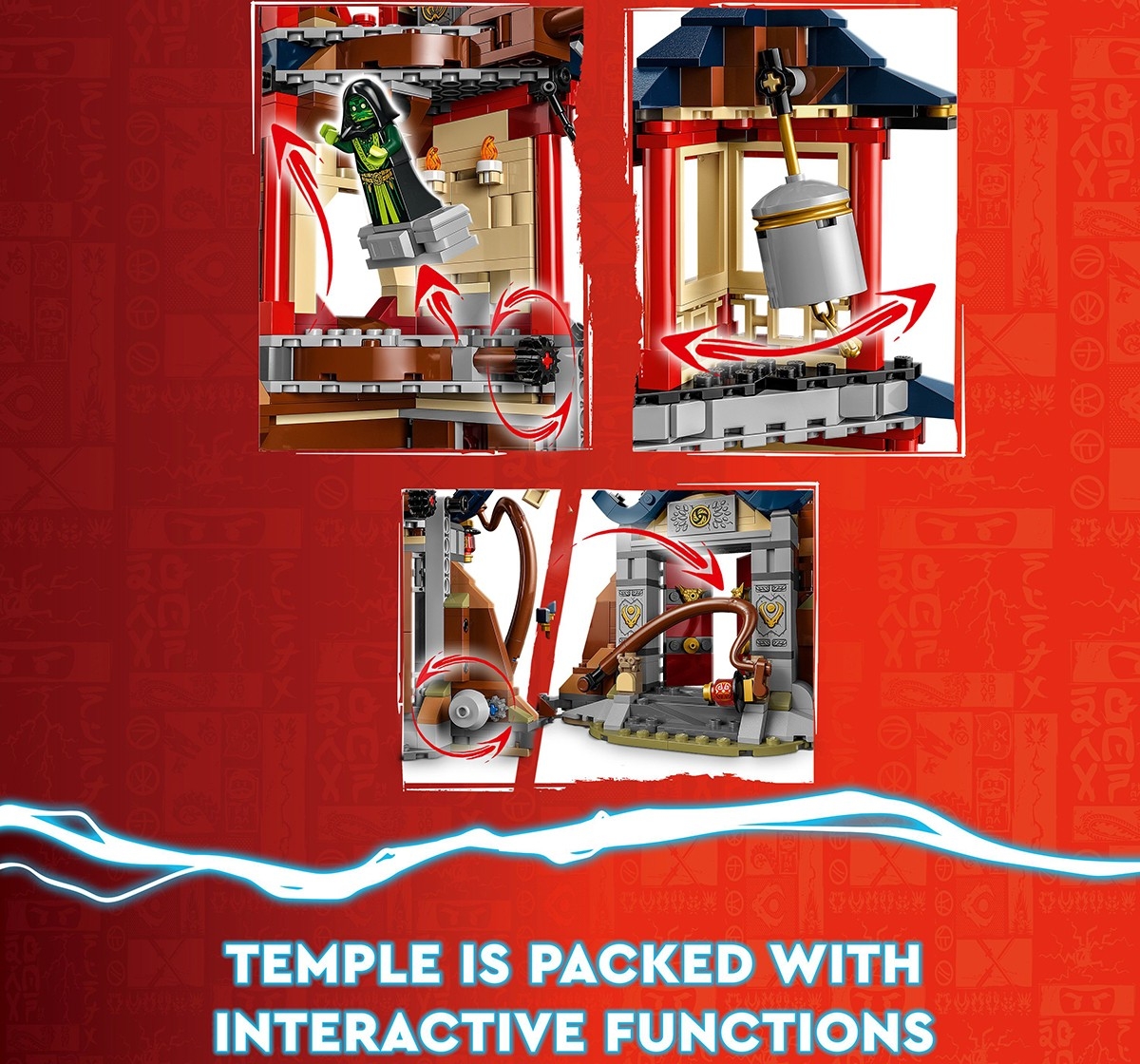Lego Ninjago Temple Of The Dragon Energy Cores 71795 Building Toy Set (1,029 Pieces), 8Y+