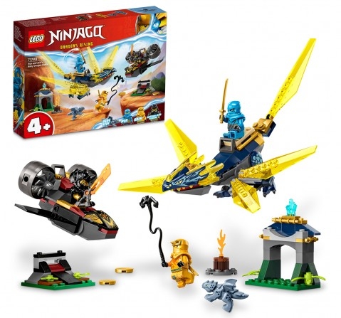 Lego Ninjago Nya And ArinS Baby Dragon Battle 71798 Building Toy Set (157 Pieces), 4Y+