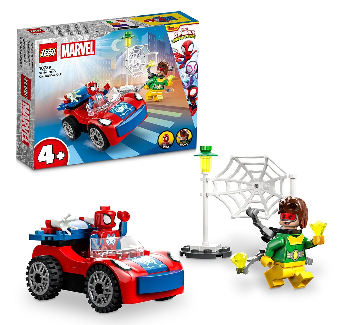 Lego Marvel Spider-Man'S Car And Doc Ock 10789 Building Toy Set (48 Pieces), 4Y+