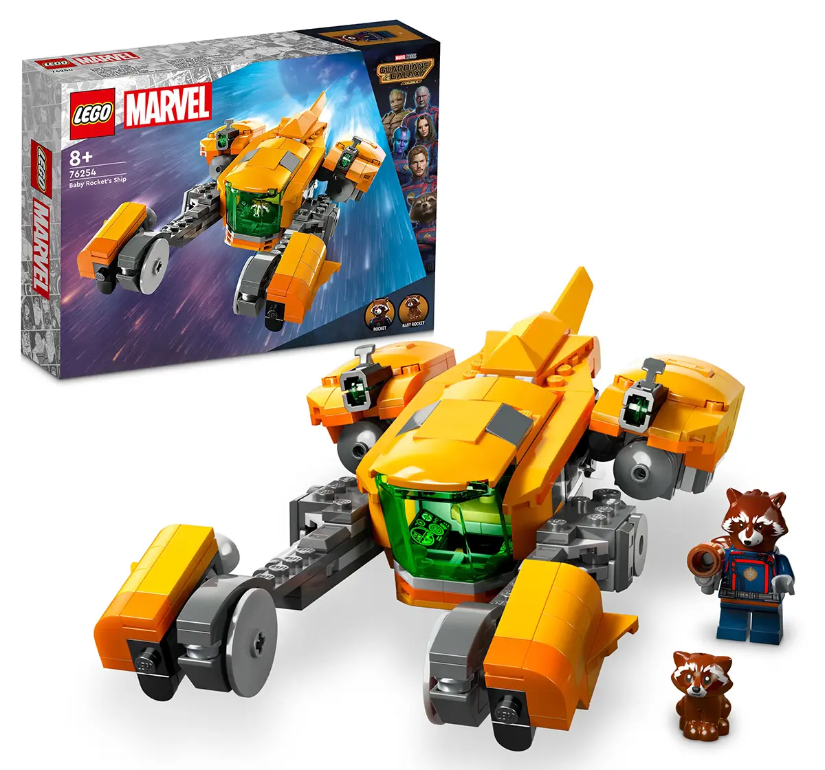 Lego Marvel Baby RocketS Ship 76254 Building Toy Set (330 Pieces), 8Y+