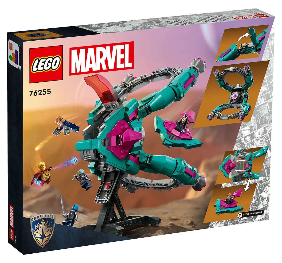 Lego Marvel The New Guardians Ship 76255 Building Toy Set (1,108 Pieces), 10Y+