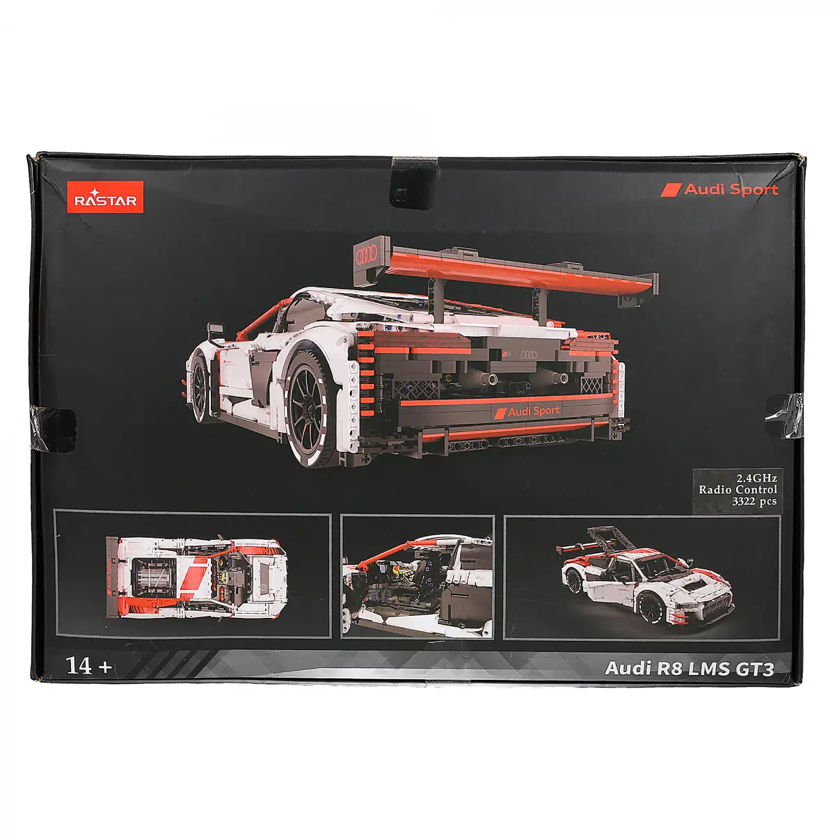 Rastar Audi R8 GT3 Building Bricks, 3322PCs, Multicolour