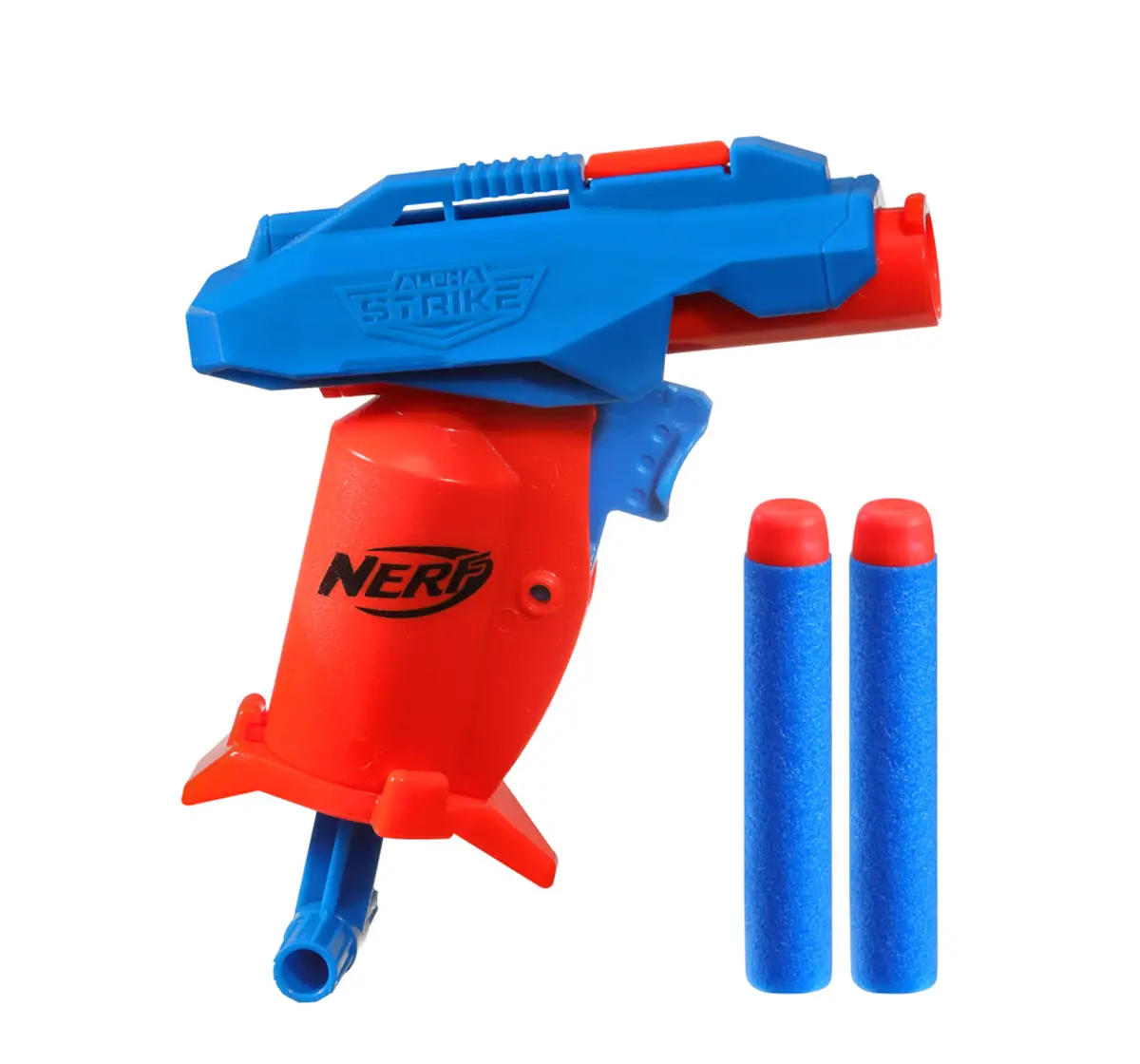 Nerf Alpha Strike Slinger SD-1 Single-Fire Dart Blaster with 2 Official Nerf Elite Foam Darts, 8Y+