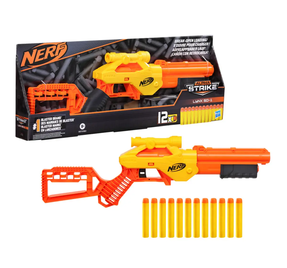 Hasbro Nerf Alpha Strike Blaster Pack Assorted Multicolour, 8Y+